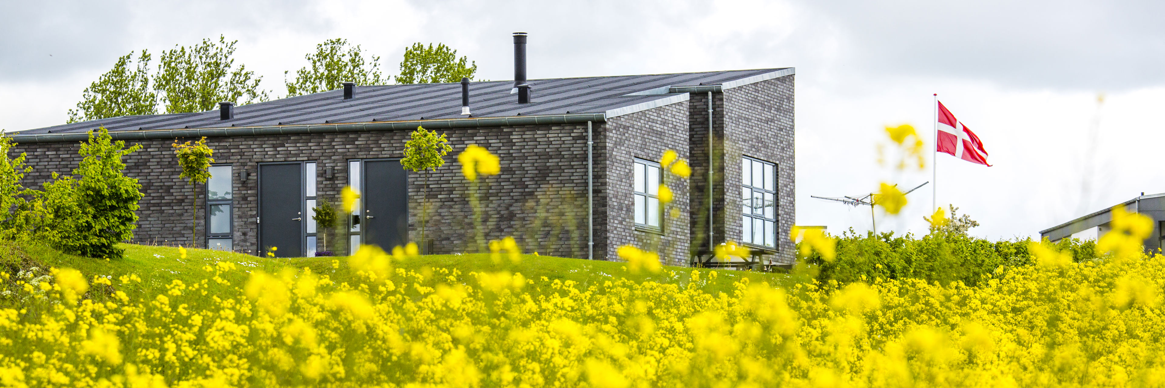 Nybygget hus i Søndersø