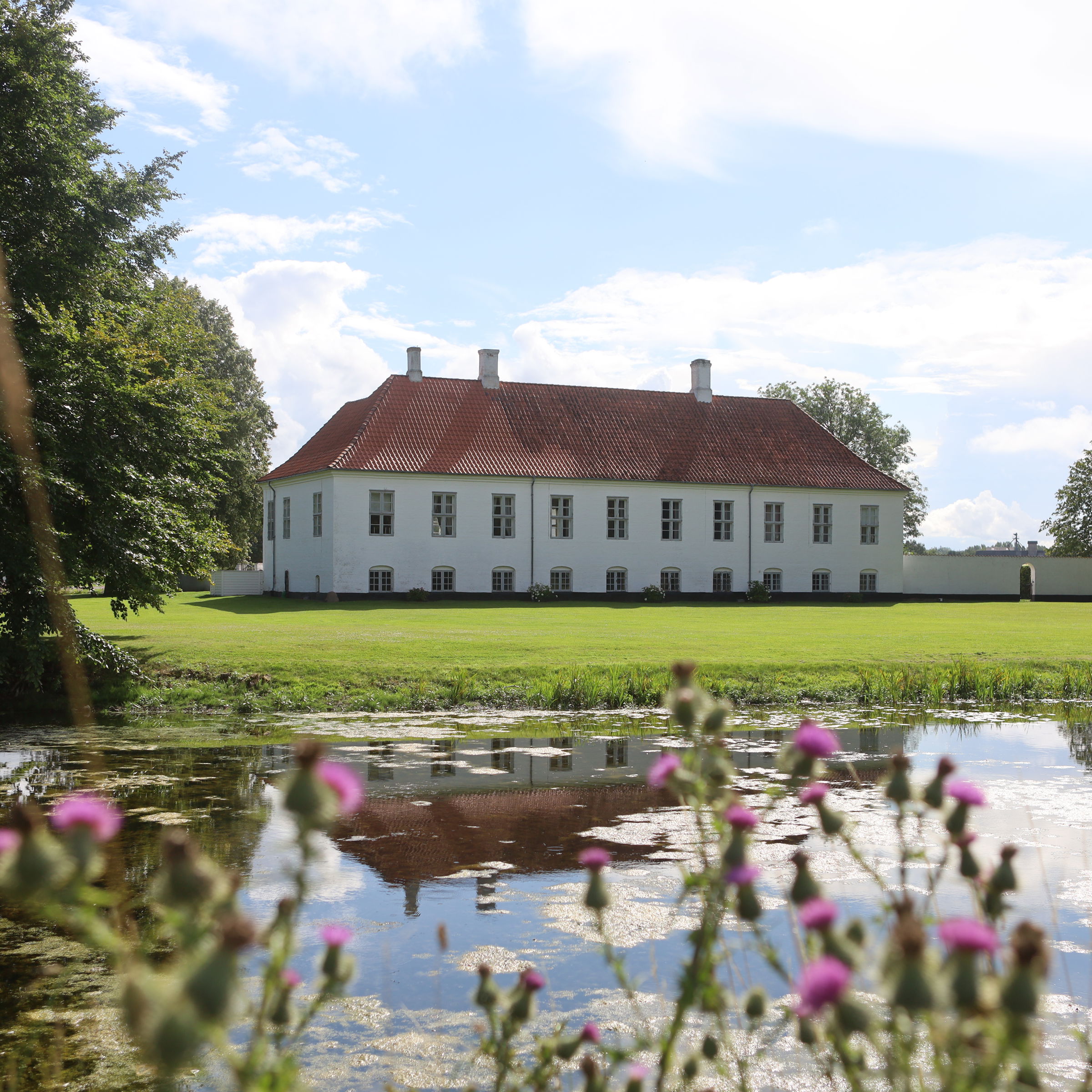 Billede af herregården Sandagergaard på Nordfyn.
