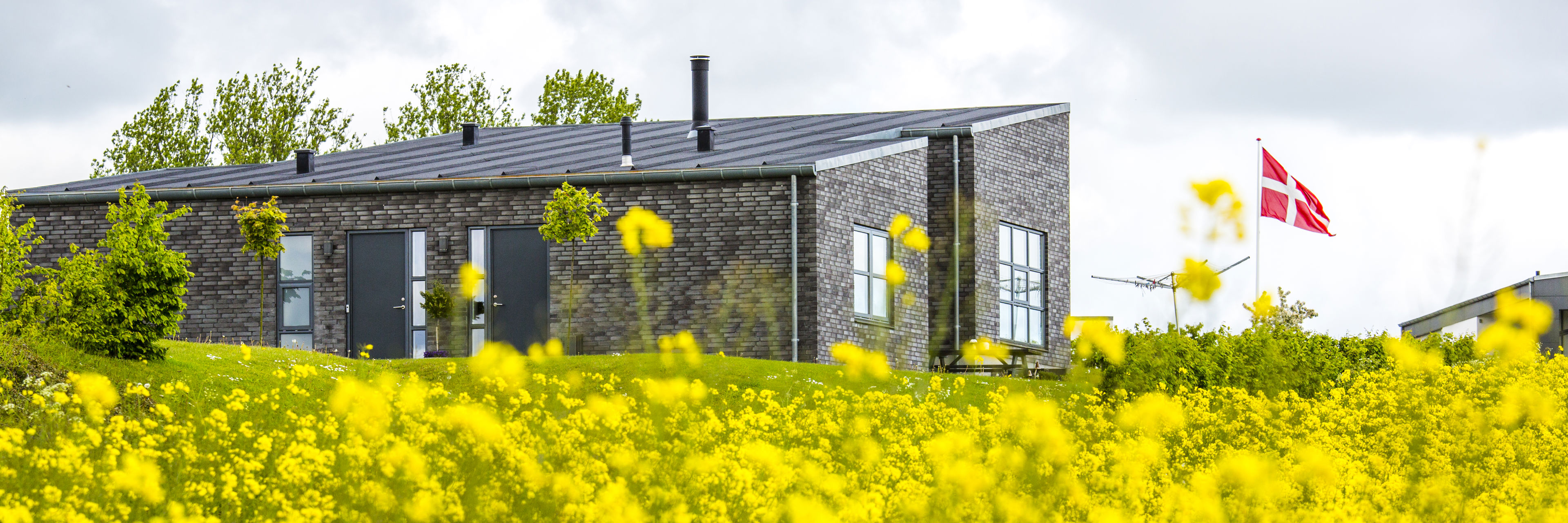 Nybygget hus i Søndersø