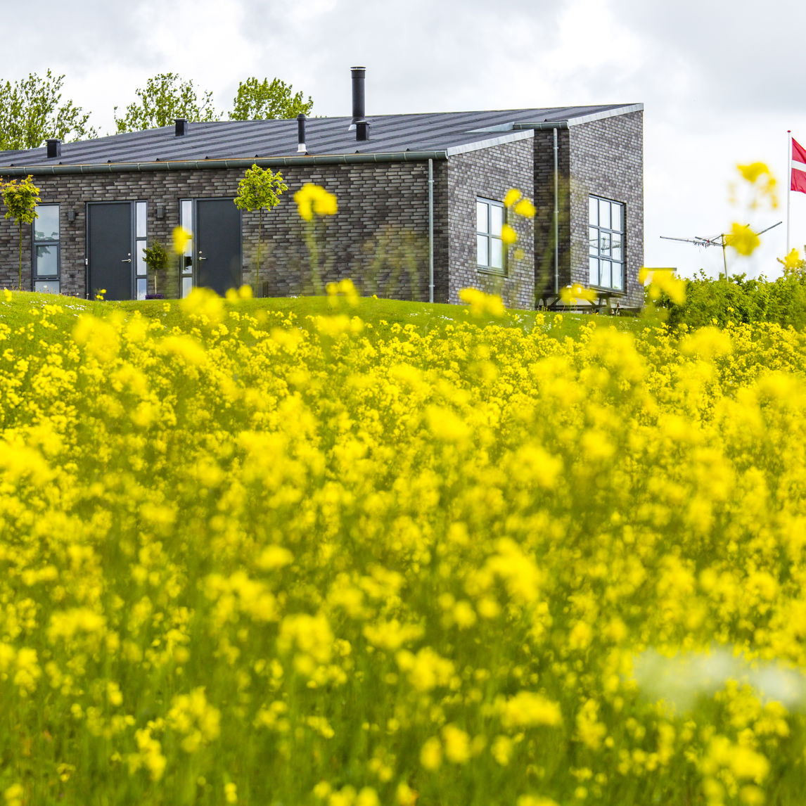 Nybygget hus i Søndersø