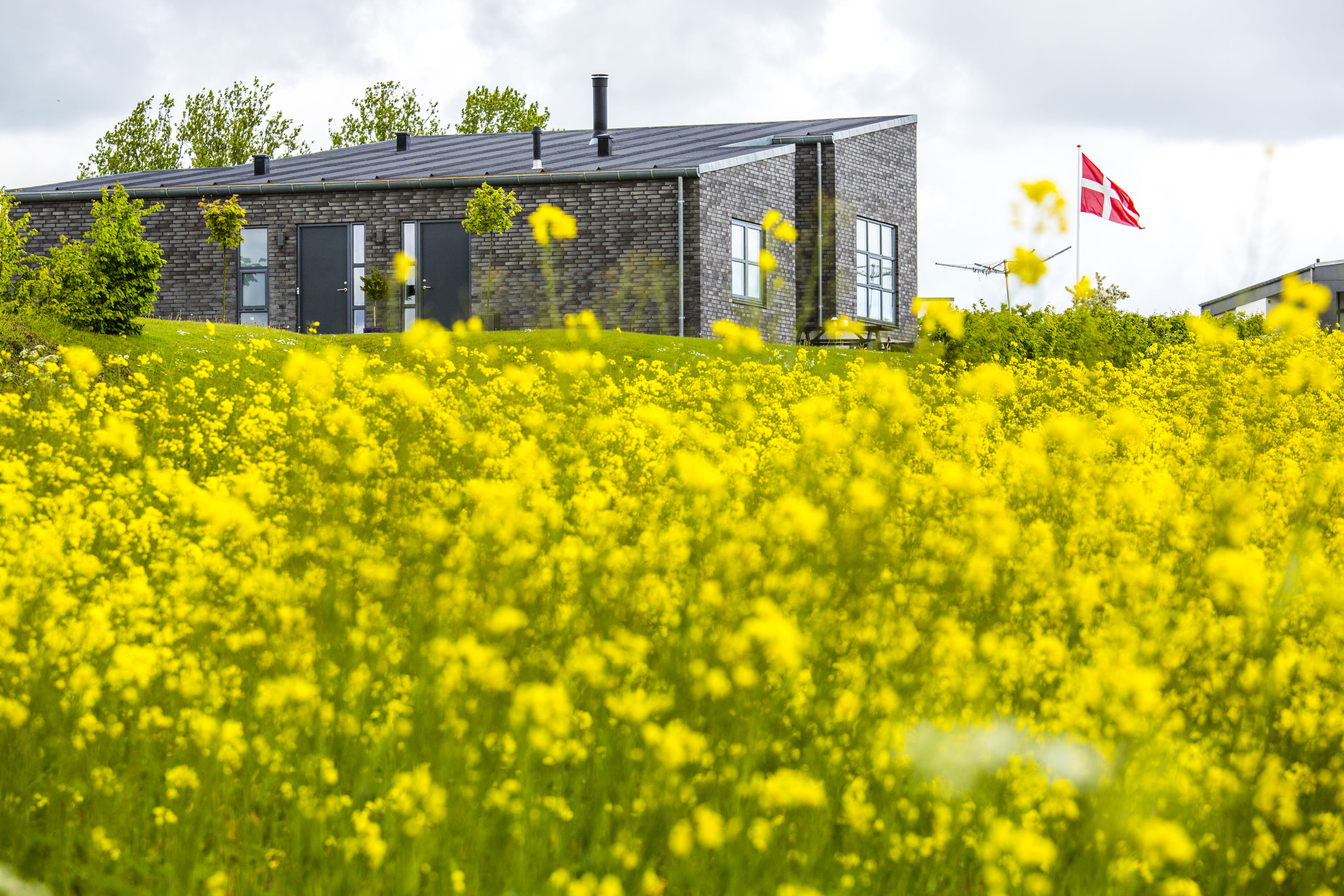 Nybygget hus i Søndersø