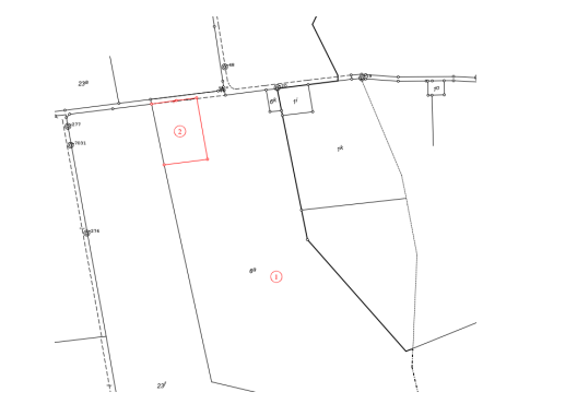 Oversigtstegning over ejendommen