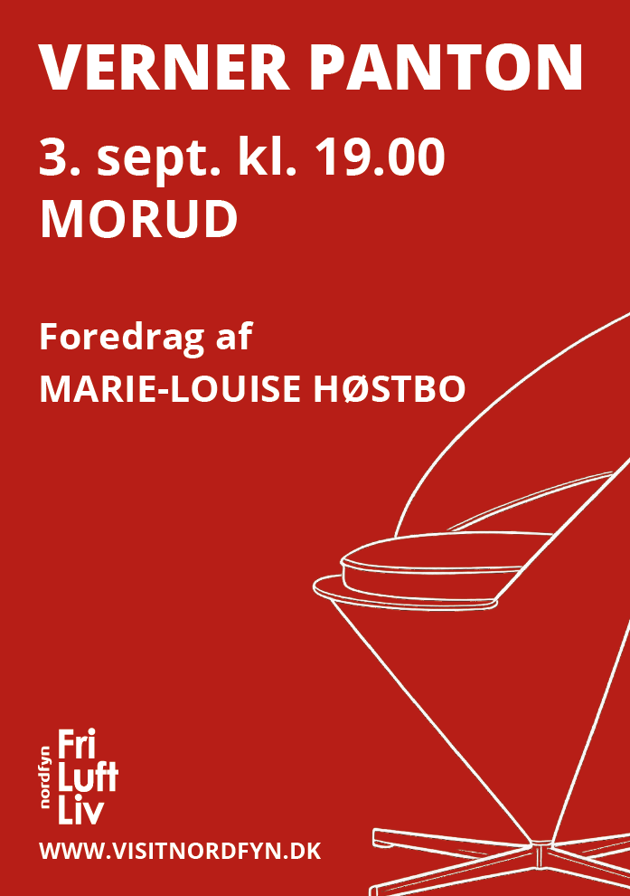 Plakat for Verner Panton arrangement i Morud