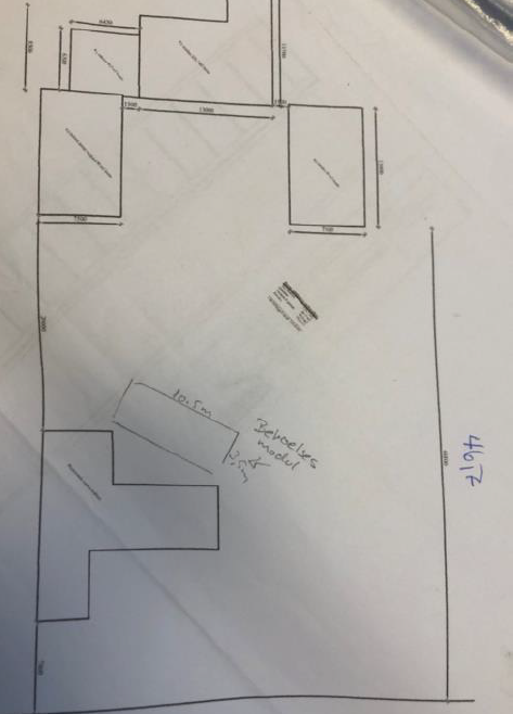 Oversigtstegning over ejendommen
