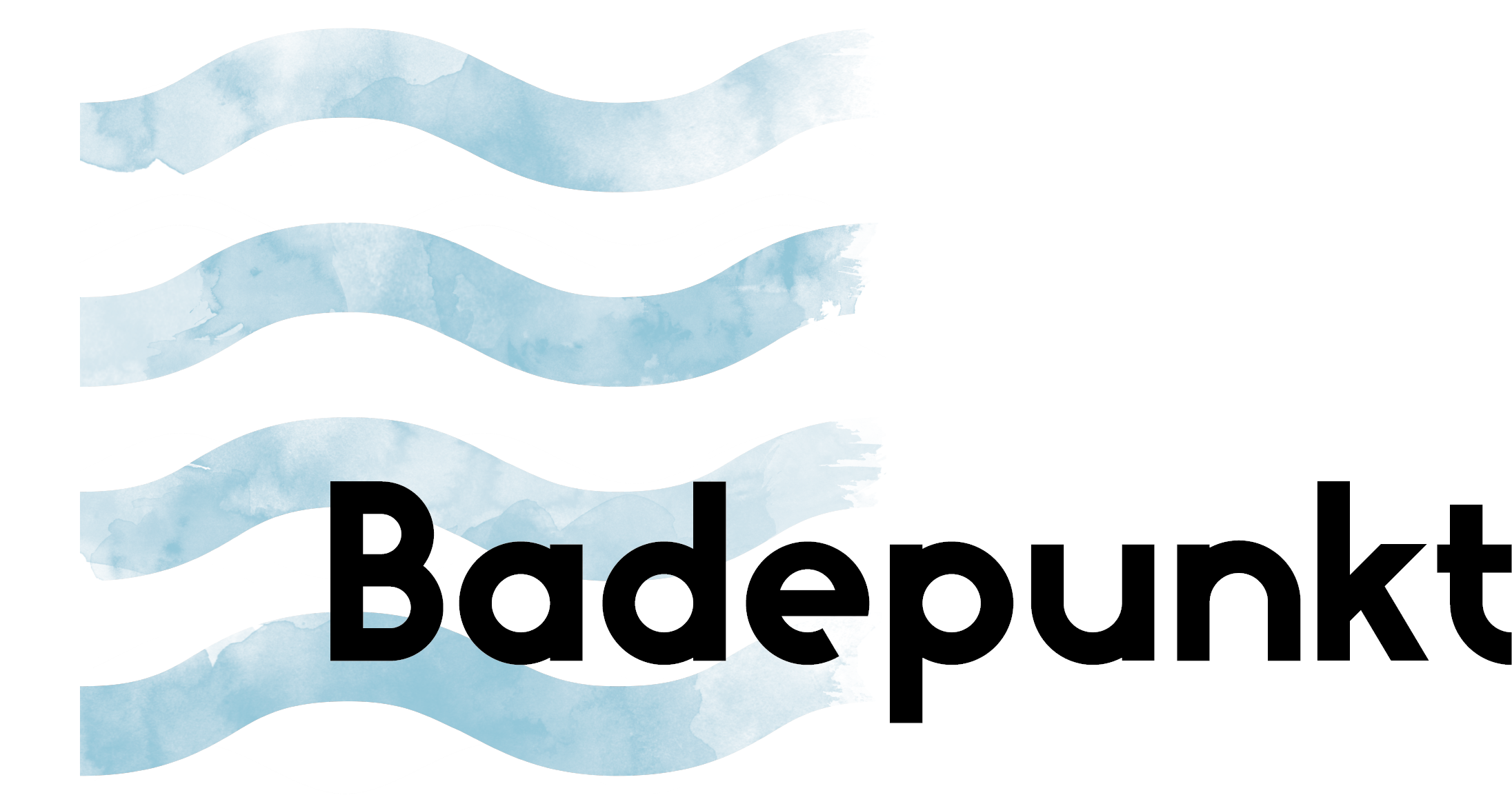 Logo med tekst, Badepunkt