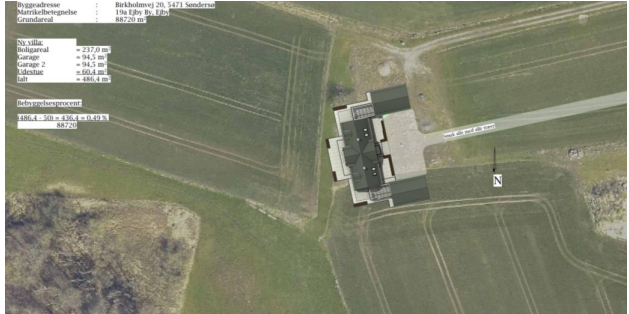 Oversigtsfoto over ejendommen