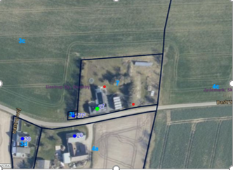 Oversigtskort over ejendommen