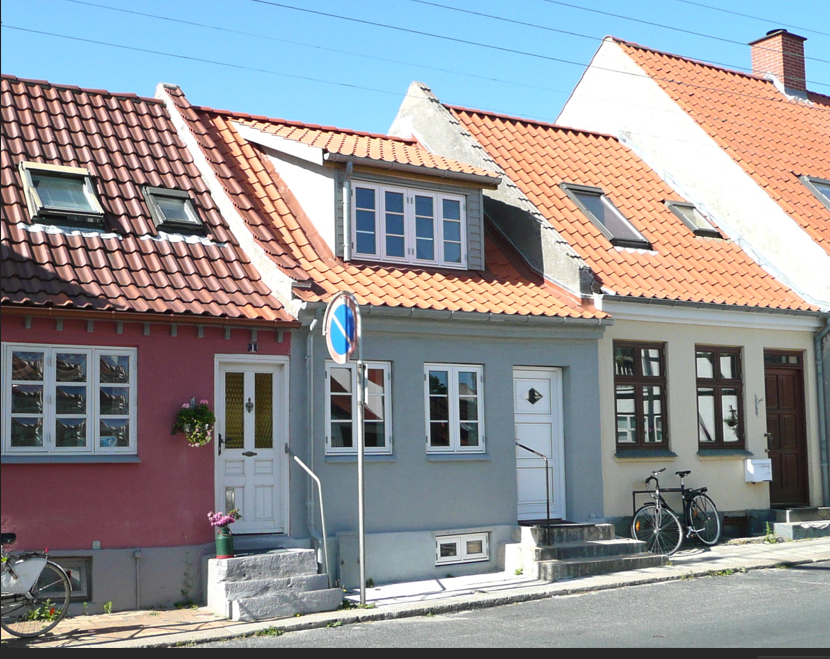 Dekorativt: Byhuse i Bogense