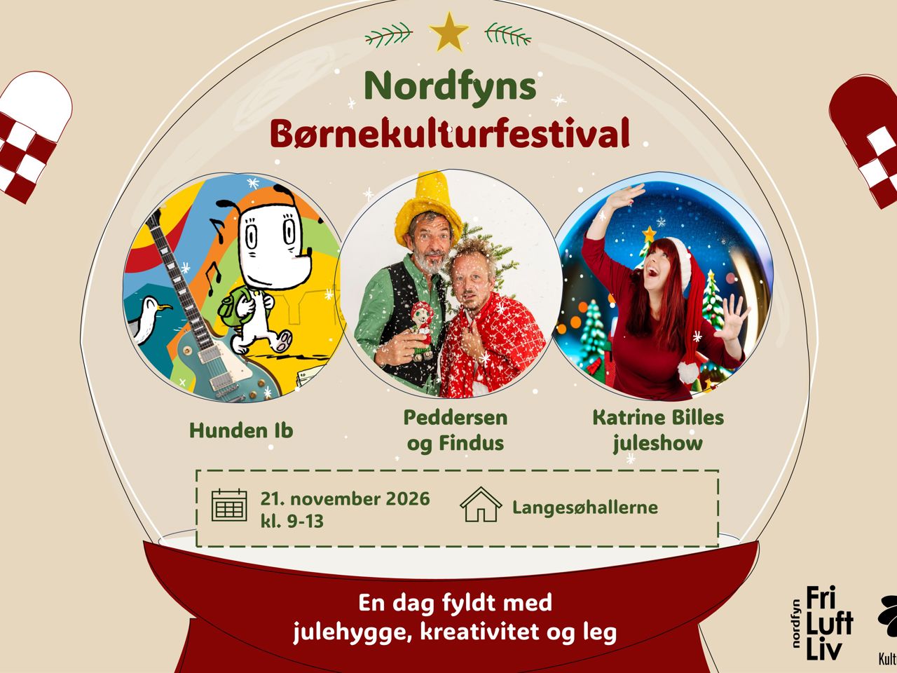 Plakat om Nordfyns Børnekulturfestival