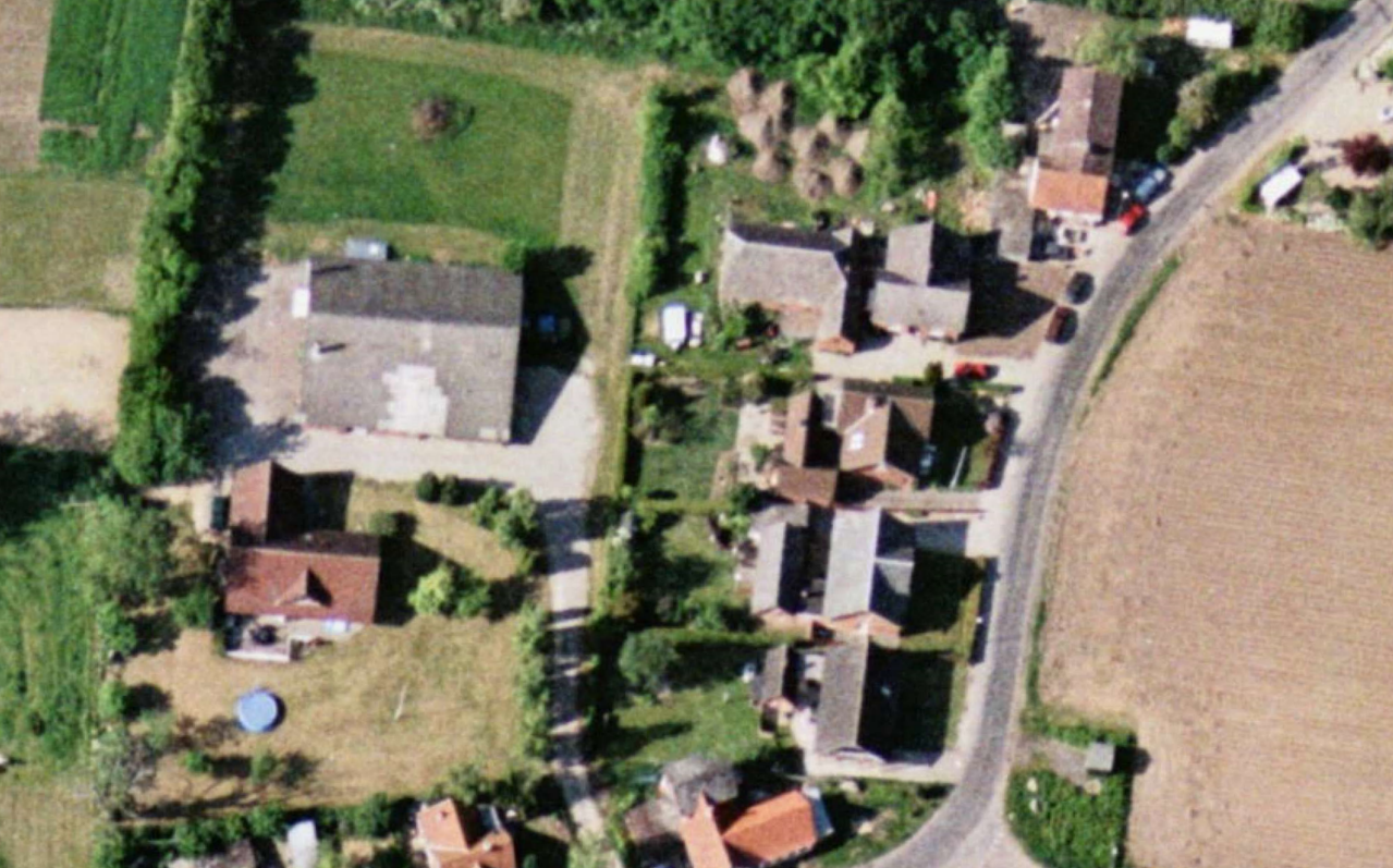 Luftfoto af området fra 2004.