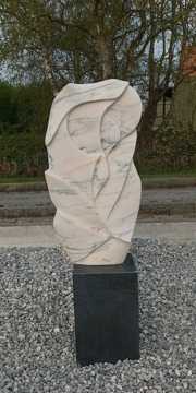 Fotoet viser skulpturen