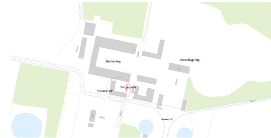 Oversigtstegning over ejendommen