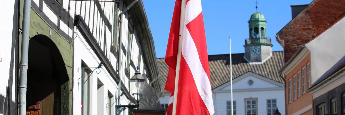 Bogens Rådhus med flag.jpg