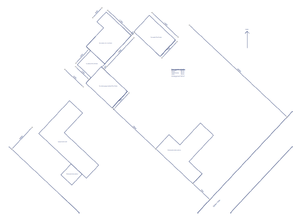 Oversigtstegning over ejendommen