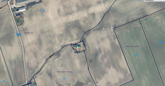 Oversigtskort over ejendommen